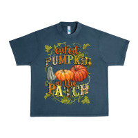 Midnight Navy Cutest pumpkin in the patch Urban Heavy Tee - NancyCooperArtShop