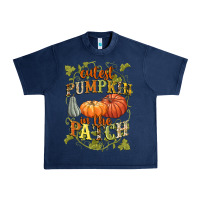 Navy Cutest pumpkin in the patch Urban Heavy Tee - NancyCooperArtShop