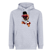 Heather Grey ippo makunouchi Heavyweight Hoodie - lanVoArt