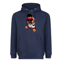 Navy ippo makunouchi Heavyweight Hoodie - lanVoArt