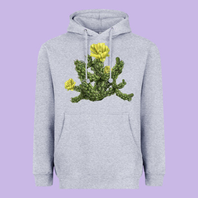 Whipple Cholla Cactus Heavyweight Hoodie Designed By Lillyallendesigns