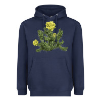 Navy whipple cholla cactus Heavyweight Hoodie - LillyAllenDesigns