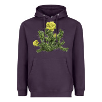 Plum whipple cholla cactus Heavyweight Hoodie - LillyAllenDesigns