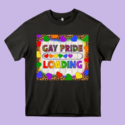 Gay Pride Loading Lgbtq Tumbler Heavy Core Tee Designed By Bundleandbundleshop