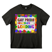 Asphalt Gay Pride Loading LGBTQ Tumbler Heavy Core Tee - BundleAndBundleShop