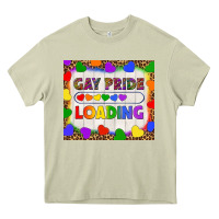 Mossy Gay Pride Loading LGBTQ Tumbler Heavy Core Tee - BundleAndBundleShop