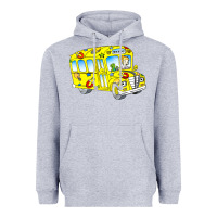 Heather Grey the magic school bus Heavyweight Hoodie - lanVoArt