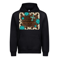 Black gemstone cross mousepad Urban Hoodie - BarkalooDesign