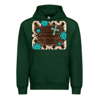 Forest Green gemstone cross mousepad Urban Hoodie - BarkalooDesign