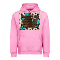 Fuchsia Pink gemstone cross mousepad Urban Hoodie - BarkalooDesign