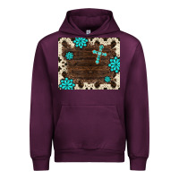 Mauve Wine gemstone cross mousepad Urban Hoodie - BarkalooDesign