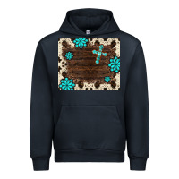 Navy gemstone cross mousepad Urban Hoodie - BarkalooDesign