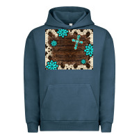 Pigment Midnight Navy gemstone cross mousepad Urban Hoodie - BarkalooDesign