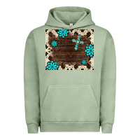 Pigment Oil Green gemstone cross mousepad Urban Hoodie - BarkalooDesign