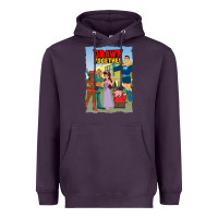 Plum drawn together Heavyweight Hoodie - lanVoArt