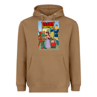Toasted Coconut drawn together Heavyweight Hoodie - lanVoArt