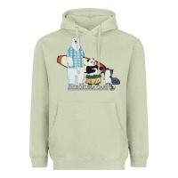 Matcha shirokuma cafe Heavyweight Hoodie - lanVoArt
