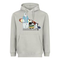 Moon Dust shirokuma cafe Heavyweight Hoodie - lanVoArt