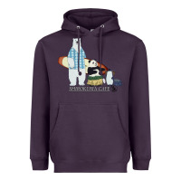 Plum shirokuma cafe Heavyweight Hoodie - lanVoArt
