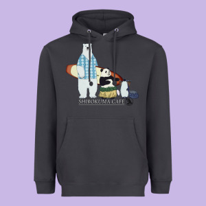 Shirokuma Cafe Heavyweight Hoodie Designed By Lanvoart