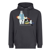 Smoke shirokuma cafe Heavyweight Hoodie - lanVoArt