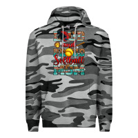 Slate Camo loud and proud softball mom Premium Hoodie - RanaPortraitStore