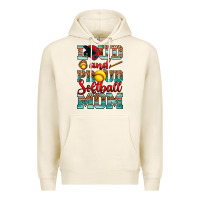 Tofu loud and proud softball mom Premium Hoodie - RanaPortraitStore