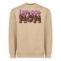 Love You Mom Heavyweight Sweatshirt | Teevron