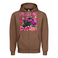 Chestnut Valentine Day Zipper Hoodie - CowhideDigitalArt