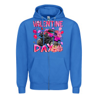 True Royal Valentine Day Zipper Hoodie - CowhideDigitalArt