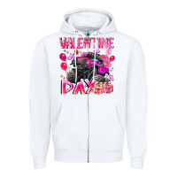 Valentine Day Zipper Hoodie | Teevron