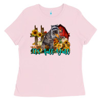 Bubblegum Pink It's Fall Y'all Ladies Tee - LillyAllenDesigns