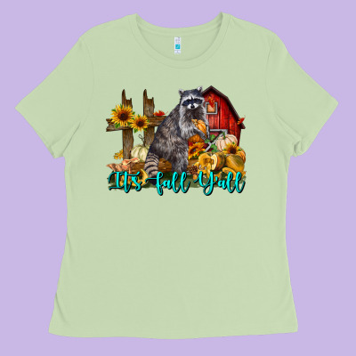It's Fall Y'all Ladies Tee Designed By Lillyallendesigns