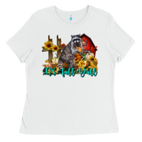 White It's Fall Y'all Ladies Tee - LillyAllenDesigns