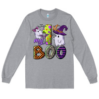 Heather Grey my first boo Long Sleeve Tee - CowGirlArtShop