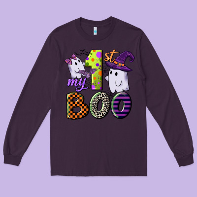 My First Boo Long Sleeve Tee Designed By Cowgirlartshop