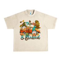 Sandshell Fall Thankful and blessed Urban Heavy Tee - NancyCooperArtShop