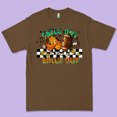 Falls Out Balls Out Premium Tee Designed By Lillyallendesigns