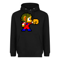 Black alex kidd 1 Heavyweight Hoodie - lanVoArt