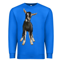 True Royal Hand Drawn Baby Alpine Goat Premium Sweatshirt - LillyAllenDesigns