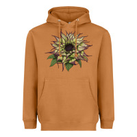 Meerkat sun   fill purple sunflower Heavyweight Hoodie - LillyAllenDesigns