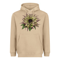 Mushroom sun   fill purple sunflower Heavyweight Hoodie - LillyAllenDesigns