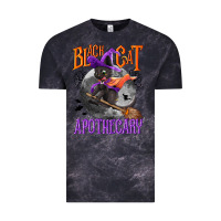 Cloud Black Black cat apothecary Vintage Tee - NancyCooperArtShop