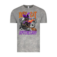 Cloud Rock Black cat apothecary Vintage Tee - NancyCooperArtShop