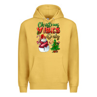 Antique Gold christmas vibes only Premium Hoodie - BundleAndBundleShop