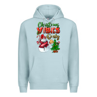 Blue Mist christmas vibes only Premium Hoodie - BundleAndBundleShop