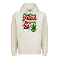 Oatmeal Heather christmas vibes only Premium Hoodie - BundleAndBundleShop