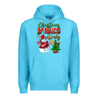 Ocean Blue christmas vibes only Premium Hoodie - BundleAndBundleShop