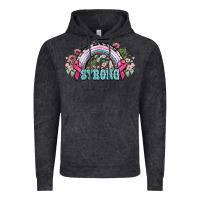 Vintage Black Strong Cancer rainbow Cancer Awareness Vintage Hoodie - HowdyJamesFarm