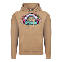 Vintage Coffee Strong Cancer rainbow Cancer Awareness Vintage Hoodie - HowdyJamesFarm